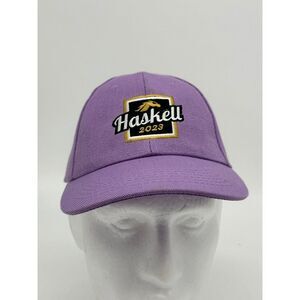 APC Hat Unisex Adjustable Purple Haskell 2023 Horse Racing Fan TVG Hook And Loop